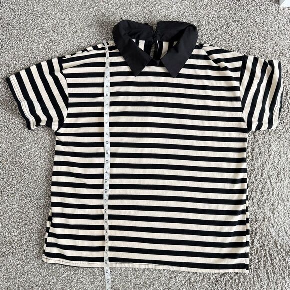 YIFUQUIN | Striped Collared Shirt - Picture 8 of 8